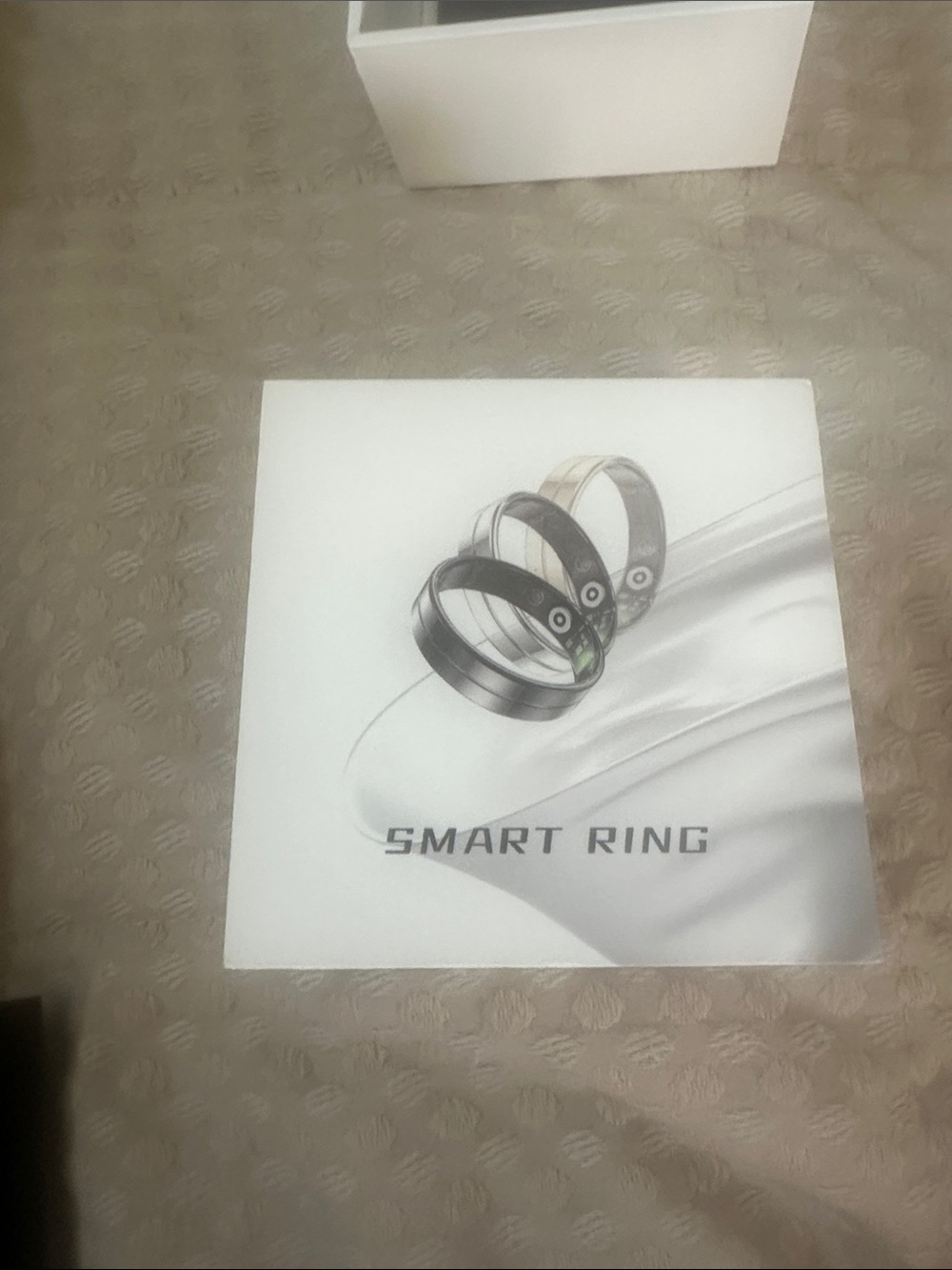 Smart Ring - Silver Fitness & Notification Ring #9 Men’s or Women’s